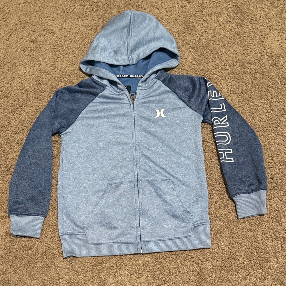 Hurley Kids Two-Tone Blue Hoodie